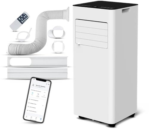 Climatiseur mobile 9000BTU - 2.6KW avec télécommande et fonction Wifi