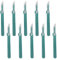 Bisturi Monouso Sterile,Bisturi Monouso,10 PCS Plastica Monouso Chirurgici Bisturi Coltello,Bisturi Confezionati Singolarmente,Multi-Funzione Di Scrapbooking Artigianato Strumenti Di Coltello Intaglio