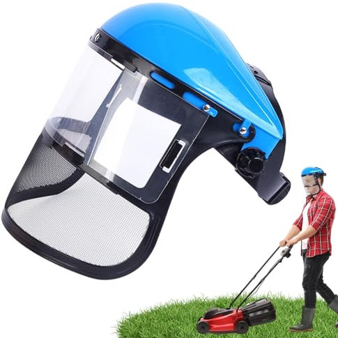 Strimming Face Shield Logging Helmet, Safety Face Shield, Strimmer Visor Face Shield, Chainsaw Helmet Strimmer Face Guard Face Protection Shield Forestry Hat For Gardening Logging Lawn