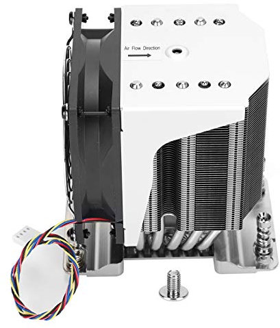 Rankomu Forniture per computer, radiatore con ventola del dissipatore di calore, compatibile con AMD EPYC 7000 Socket SP3, sistema di raffreddamento efficiente per forniture per computer, SNKP0064AP4