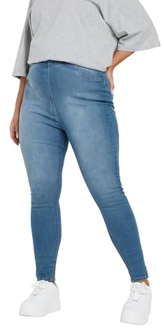 Yours for Good Curve Pull On Stretch Jenny Jeggings - Women's - Plus Size Curve
