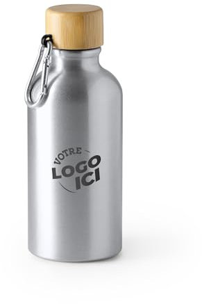 GRAVURE CONCEPT Custom Water Bottle - Aluminium Bottle - 400 ml (GELDA)