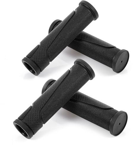 TIESOME 2 Paar Fahrradgriffe Ergonomisch, 22mm Gummi Ergonomische Griffe rutschfest Lenkergriffe Fahrrad Grips Lenker Griff Handgriffe für MTB BMX Cityrad Bike Kinderfahrrad