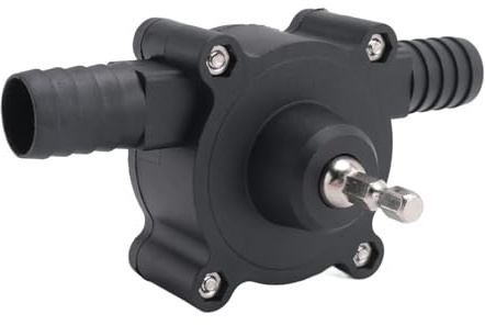 Tuesoa Portable Electric Drill Pump Portable Oil & Fluids, Water Transfer Drill Pump Kit, Garden Outdoor Tool