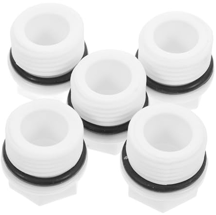 INOOMP 5Pcs Male Threaded Ppr Pipe End Caps Connector for Garden Hose Sprinkler Use with Easy Installation