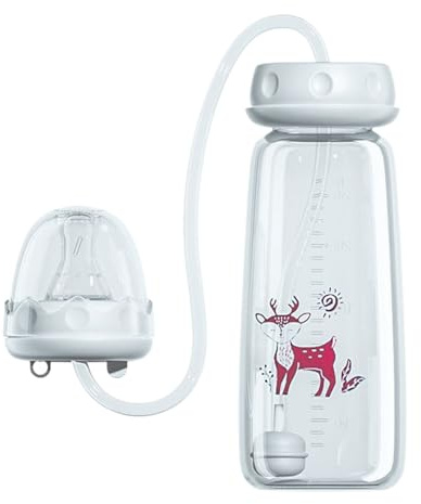 Anti Kolik Flaschen 240 ml Auslaufsichere, Tragbare, Rutschfeste