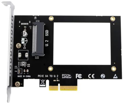 IJSDNVJNDX U. 2 Bis PCI-E PCIe X4 Adapter Riser Universal Board PCI-Express Gen3.0 4X 8X 16x Slot 7000 MB/S PCI-E Bis U. 2 SSD-Festplatte