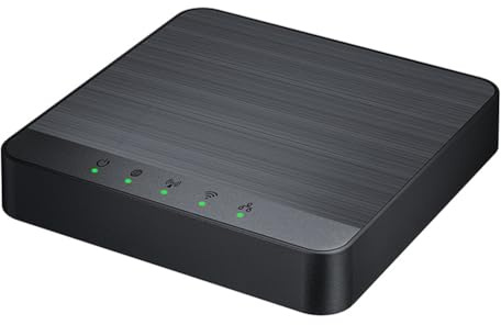 Jnchdghwa Router Box 4G WiFi LTE 300Mbps Wireless Simcard Modem Mobile Hotspot 2 Porte RJ45 WAN/LAN SIM Card Router con Tipo-C