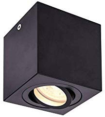 SLV TRILEDO CL, Indoor Deckenaufbauleuchte, QPAR51, schwarz, max 10W