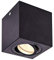 SLV TRILEDO CL, Indoor Deckenaufbauleuchte, QPAR51, schwarz, max 10W