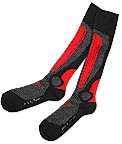 Rohner Ski 2-pack Grau - Komfortable warme Skisocken, Größe EU 39-42 - Farbe Anthracite