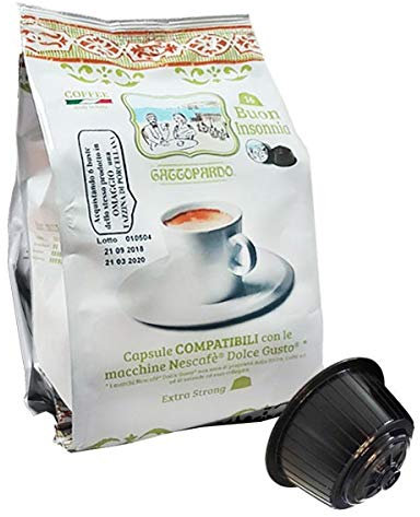 128 Capsules Cafè - Insonnia - Comp. Dolce Gusto - Gattopardo