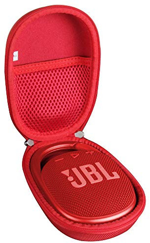 Hard Travel Case for JBL Clip5/ JBL Clip 4 - Bluetooth Portable Speaker by Hermitshell(Red)