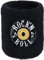 Rock'n ROLL Stickerei Schweissband Rocker Schweißband Bestickt & Absorbierendes Frottee Hard Rock Rockabilly Handgelenk Arm Black Biker Wristband Festival Geschenk Schweiß-Armband