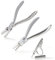 LEONTOOL Round & Flat Nose Nylon Jaw Eyeglasses Pliers Set Eyeglasses Frame Pliers Eyeglasses Repair Tool Optical Optician Tool with Eyeglass Repair Screwdriver