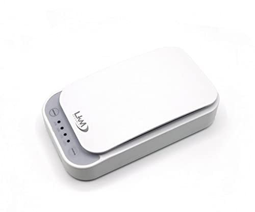 LKM Security Original GekoClean UV-Sterilisator für Handy und viele andere Gegenstände, Farbe Weiß
