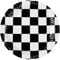 10Pk 23Cm Chequered Flag Racing Paper Plates
