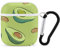 Airpods-Hülle Grünes Avocado-Muster Airpod Hard Case Cover Kopfhörerhüllen Für Apple Airpods1 Airpods2