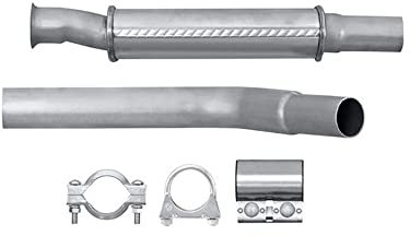 HELLA 8LB 366 022-411 Silencieux avant-silencieux - Easy2Fit Kit - Avant - 2 pièces - Kit avec pièces de montage