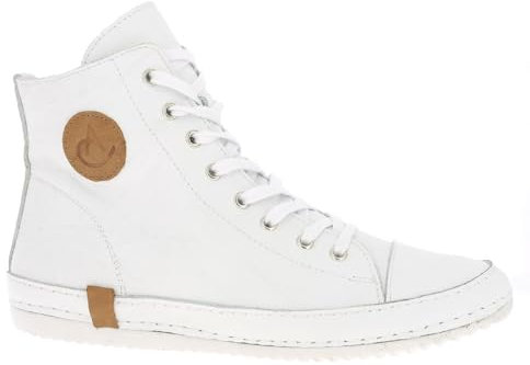 Andrea Conti Damen High Top Sneaker, weiß, 36 EU