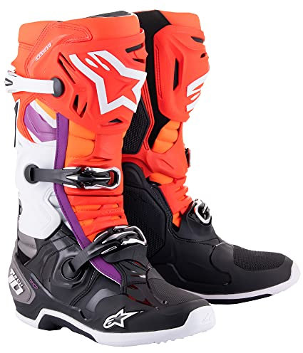 Alpinestars Tech 10 Stivali Motocross (Black/Red/White,13 (48))