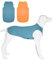 Kickred 2 Pack Hundeshirts, schnell trocknende leichte ärmellose Hundeweste, atmungsaktive Haustierbekleidung Tank Top für große mittlere kleine Hunde (Mint Blau+Orange Gelb, XXL)