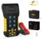 AUTOOL Tester batteria auto 12V 24V 20-2000CCA Tester di carico della batteria automobilistica, test di perdita Analizzatore del sistema di avviamento e di carica con stampante incorporata