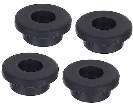 sourcing map 4Pcs T Shape Rubber Grommet Mount Dia 25mm ID 15mm H 15mm Seal Protection Cable Grommets Flexible for Cable Pipe