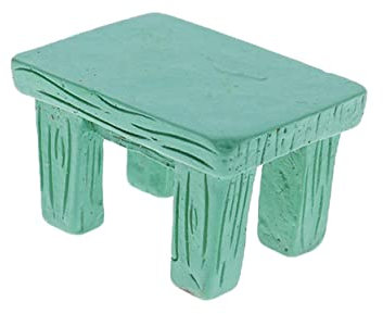 FOYTOKI Bank Im Freien Ministühle Für Outdoor-hocker Zen Garten Mikro Minitisch Selber Machen Miniatur-Ornament Mini-parkbank Mini-gartendekoration Schreibtischaufsatz Esstisch Möbel