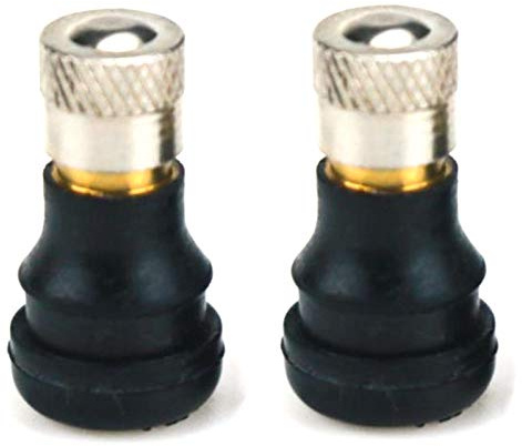 Voragrl 2 StüCk Roller Ventil für M365 Roller Reifen Schlauchloses Reifen Ventil Rad Gas Ventil Roller