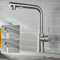 HOROW Wasserhahn Küche Einhebel, Mischbatterie küche Ausziehbar, küchenarmatur edelstahl Brause Zwei Wasserstrahlarten, Armatur Spülbecken 360°Schwenkbar