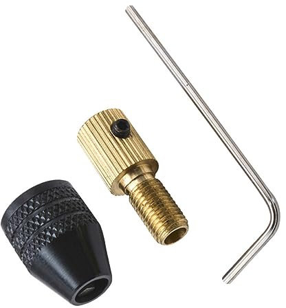 Angoily Bohrfutteradapter Aus Aluminiumlegierung Mini-backen-bohrfutter Schnellspannbohrfutter Bohreradapter Passend Für Bohrer Werkzeugkonverter Für Handbohrer