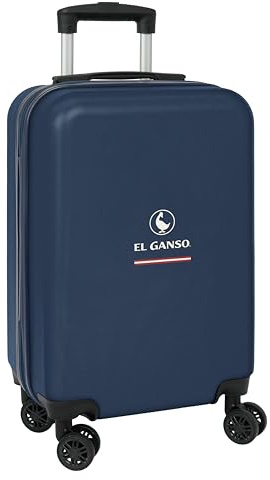 safta EL GANSO Classic Kabinenwagen 50,8 cm (20 Zoll), Trolley mit Rädern, Sicherheitsschloss, Leichter Koffer, 34,5 x 20 x 55 cm, Marineblau, Marineblau, Estándar, Casual