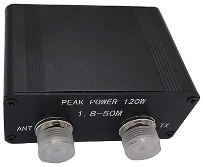 MONOJLY 1,8 MHz - 50 MHz 0,5 W-120 W SWR Kurzstehendes Messgerät SWR und Leistungsmesser + Batterie + OLED FM AM CW SSB