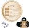 Farkle Würfelbrett aus, Klassisches Farkle Würfelspiel mit Tablett, Lustige Würfelbrett Spiele mit 6 Würfeln, Spiele Abend Rollendes Würfeltablett, für Familie, Freunde & Partyzubehör (18CM)