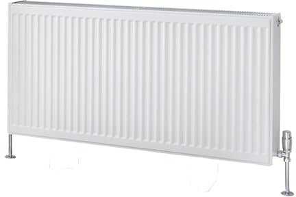 Milano Compact White Type 33 Horizontal Triple Panel Convector Radiator - 600mm x 1200mm