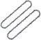 MKSENSE Chaînes de Tronçonneuse, 2 Pièces Chaine de Tronconneuse 8 Pouces, Mini Chaîne de Tronçonneuse,Chaine Tronconneuse, Chaînes de Mini Tronçonneuse, Scie à Chaîne pour 8 Pouces Mini
