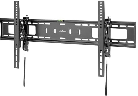 MANHATTAN 461863 Diebstahlsichere Wandhalterung für Flachbildfernseher LCD LED Plasma bis zu 74,8 kg