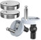 Upgrade Toilet Seat Fixings Quick Release, Universal Toilet Seat Top Fittings Quick Release Toilet Seat Hinges for WC Toilet Blind Holes (4)