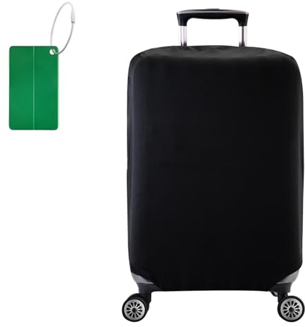 SHILIPAIJC Elastic Suitcase Covers Protectors, Travel Luggage Covers for Suitcases Dustproof, Luggage Case Cover Trolley Baggage Protector with Luggage Tag for Wheeled Suitcase