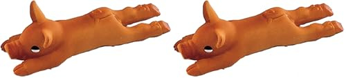 Nobby Latex Schwein für Hunde, 14 cm, 1 Stück (Packung mit 2)