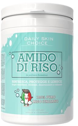 Amido di Riso Puro Italiano per Bagno, Lenitivo e Rinfrescante, 1 kg