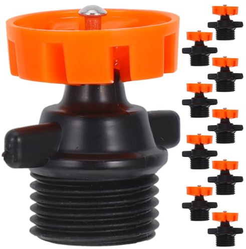 Rotierender Sprinklerkopf Orange 360 Grad 10 Stück für Gartenbewässerung