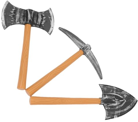 TOYANDONA Set 3 Pezzi Strumenti di Scena Nano in Schiuma, Giocattoli di Halloween Realistici per Cosplay e Feste a Tema, Accessori Leggeri per Spettacoli Teatrali e Giochi di Ruolo Fantasy