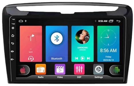 Autoradio Android Touch Screen per Lancia Ypsilon 2012~2020 Car Stereo Radio multimediale da 9 pollici con Carplay Android Auto/Bluetooth/WiFi/4G/FM RDS Radio(4core (2G+32G))