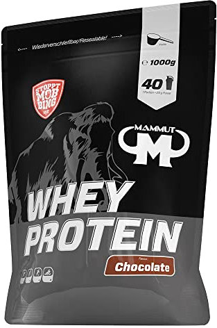 Mammut Nutrition Whey Protein, Chocolat, petit-lait, protéines, shake de protéines, 1000 g
