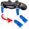 eXtremeRate 1 Paar Trigger L2 + R2 Knöpfe Tasten Buttons Schultertasten Ersatzteile Zubehör Set für ps4 JDM-001/011/040/050/055 Controller