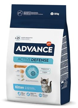 Advance Kitten Cibo per Gatti, Pollo&Riso - 10000 gr