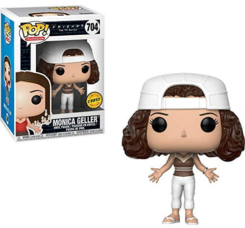 Monica Geller (Chase Edition): Friends x Funko POP! TV Vinyl Figure & 1 PET Plastic Graphical Protector Bundle [#704 / 32748 - B]