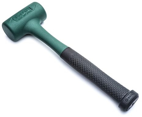 SATA ST92902SC - Martello da colpo morto, 286 mm, con testa da 45 mm/520 g, con testa in gomma morbida che assorbe gli urti
